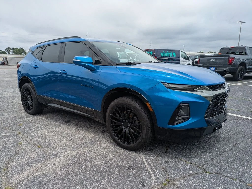 Certified Used 2020 Bright Blue Metallic Chevrolet RS image 2