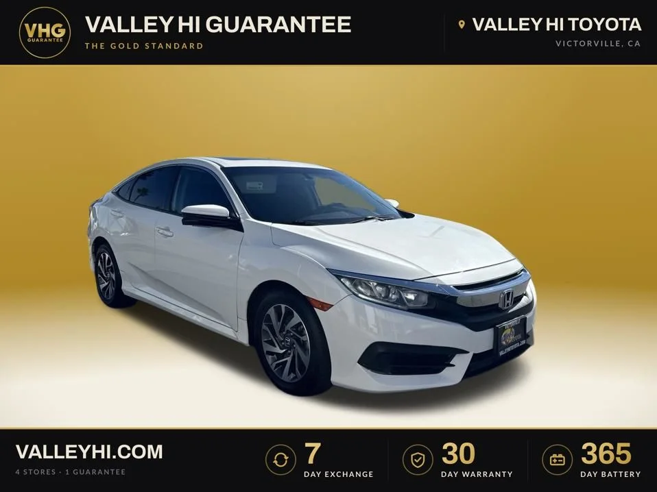 Used 2017 White Honda EX image 1