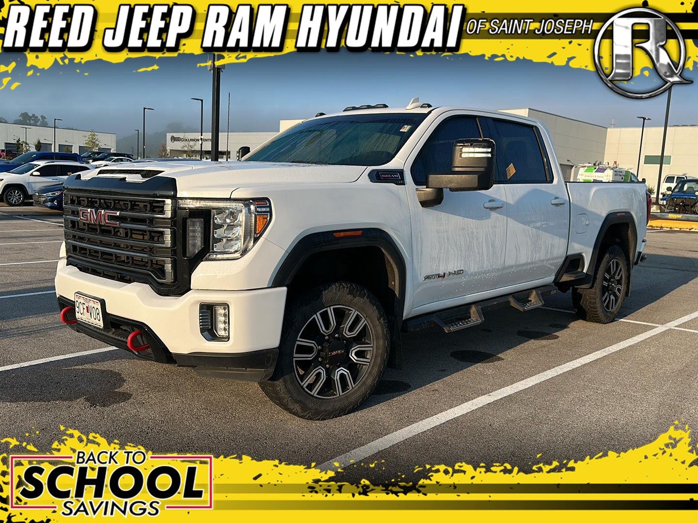 Used 2022 Summit White GMC AT4 image 1