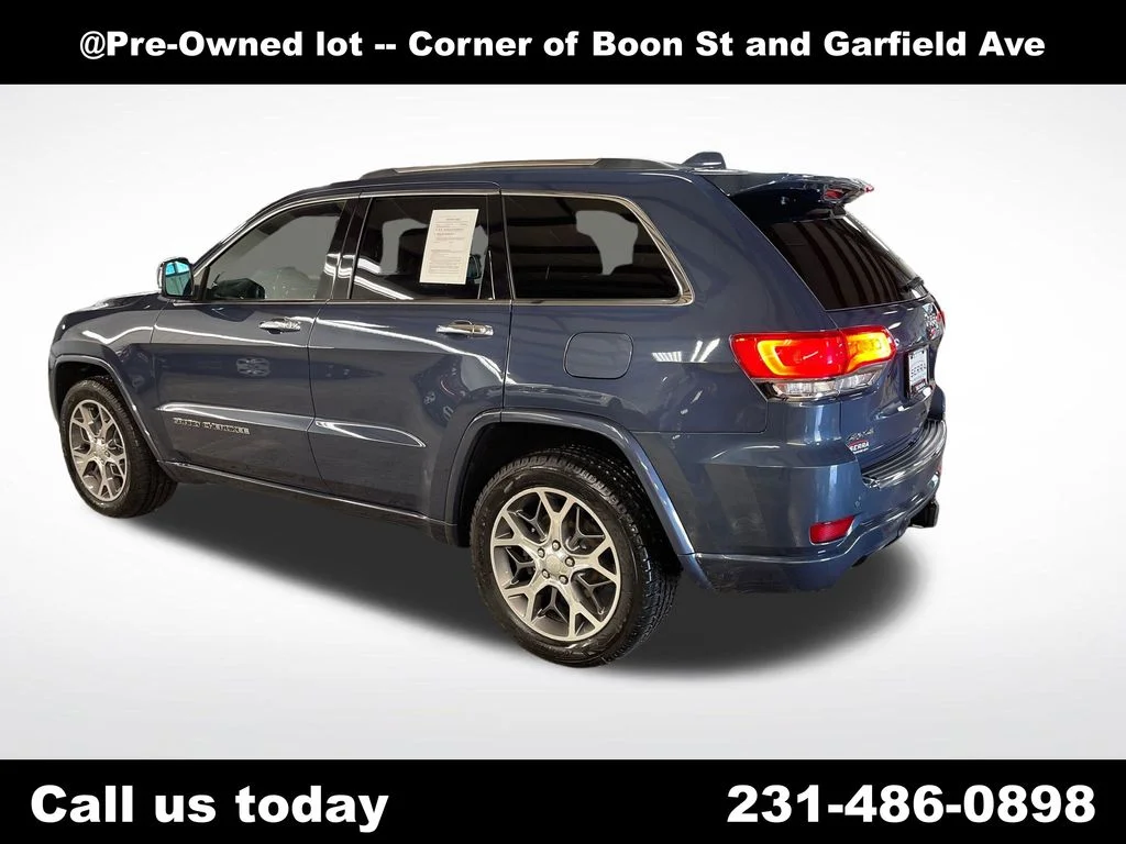 Used 2020 Blue Jeep Overland image 3