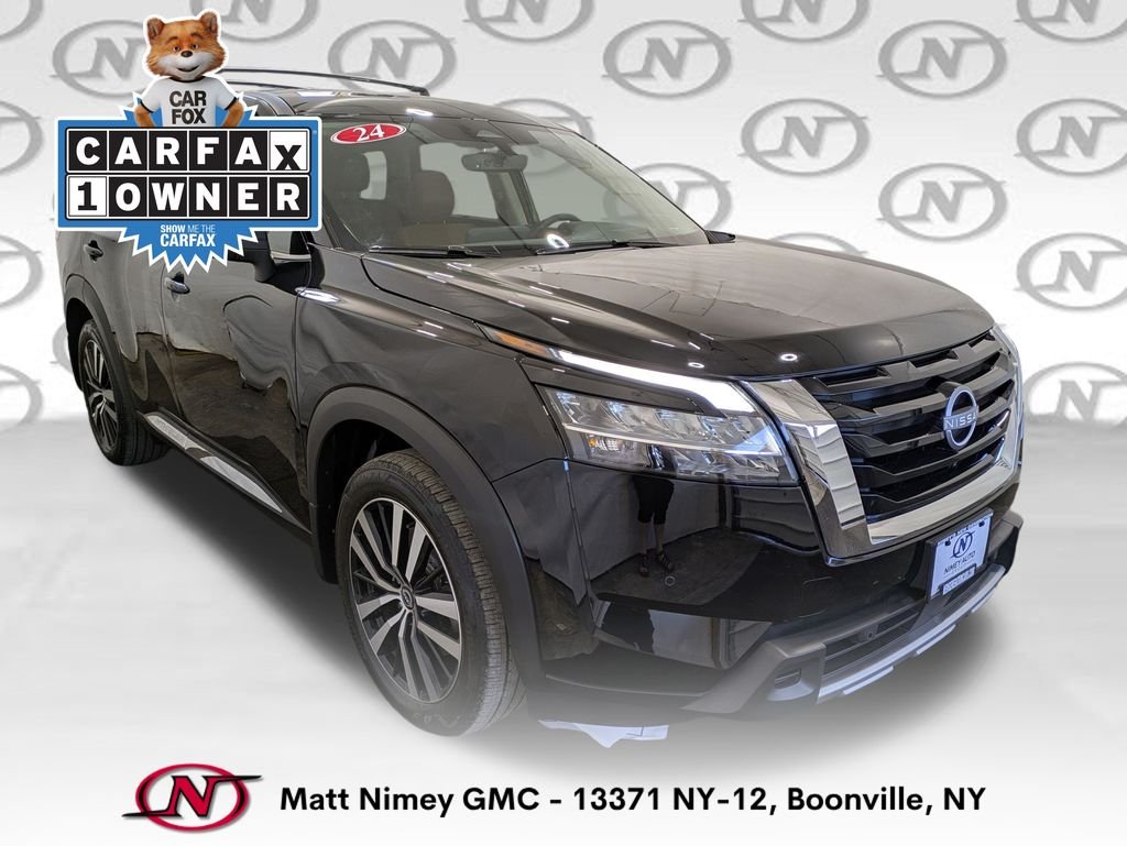 Used 2024 Black Nissan Platinum image 2