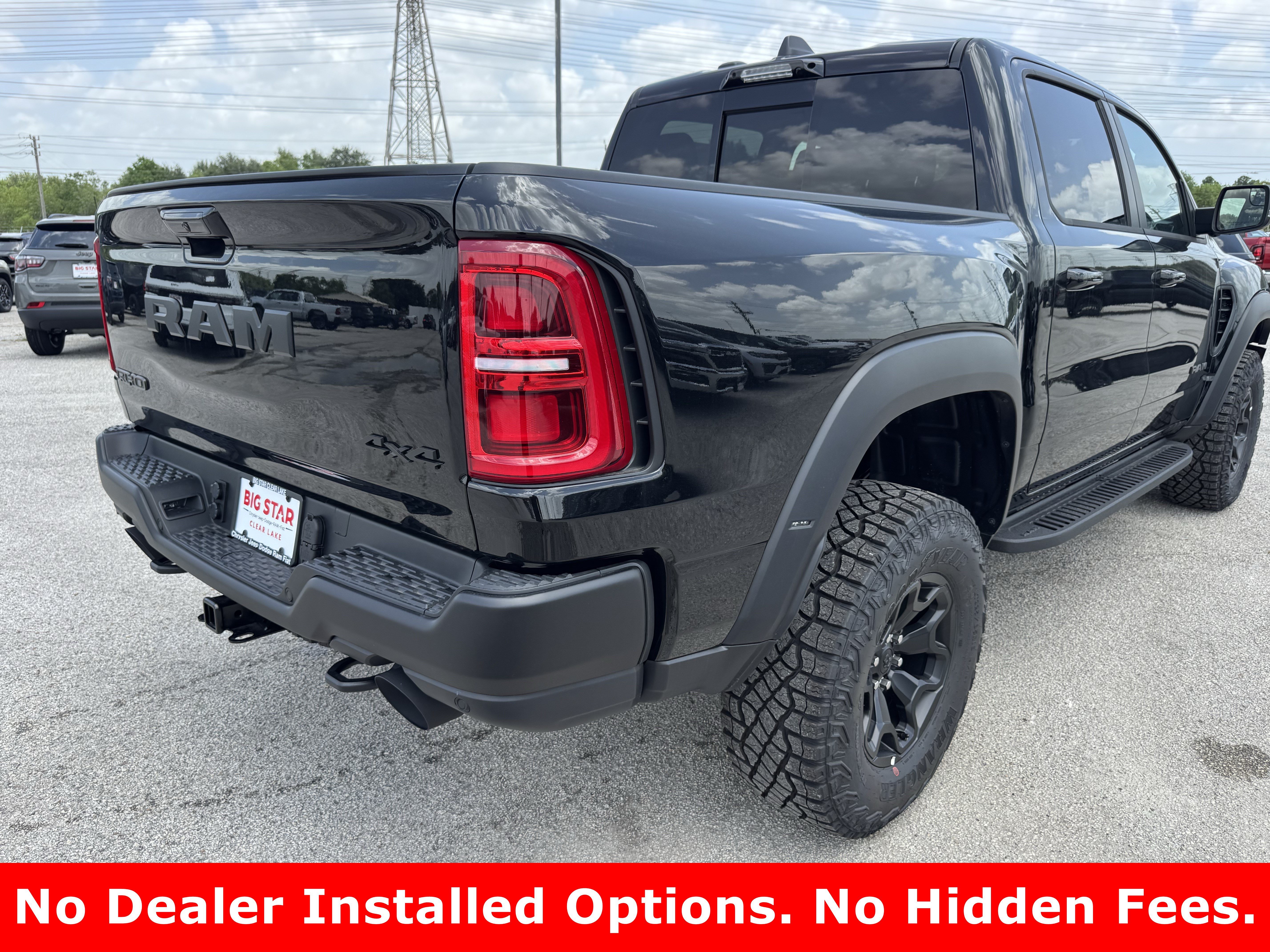 New 2026 Diamond Black Crystal Pearl-Coat Exterior Paint RAM RHO image 7