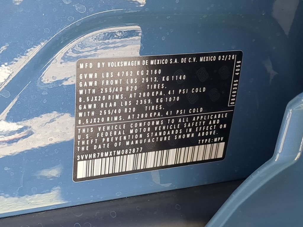 New 2026 Blue Volkswagen 2.0T SE R-Line Black image 34