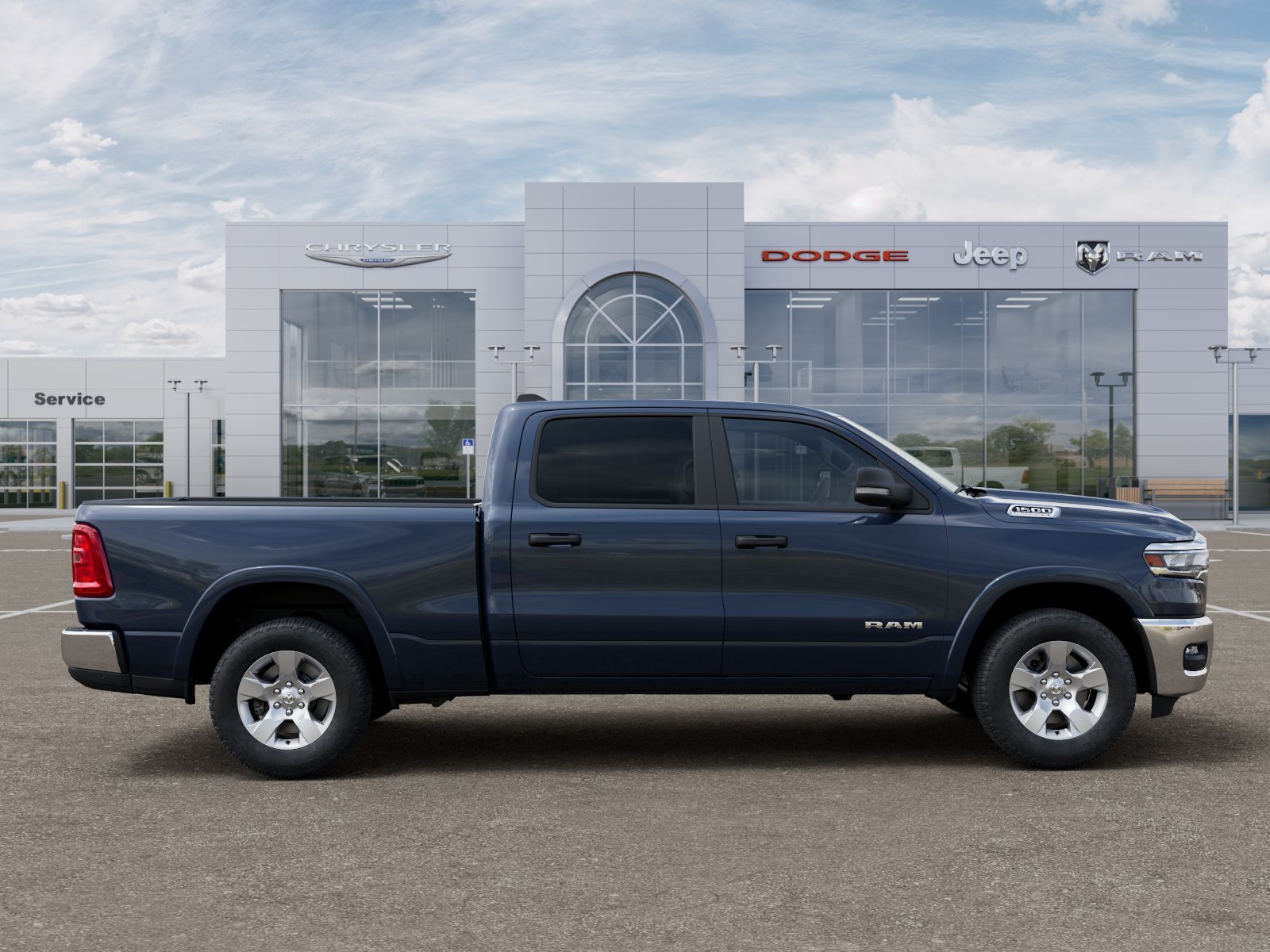 New 2026 Forged Blue Metallic Exterior Paint RAM Big Horn image 21