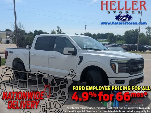 New 2026 Star White Metallic Tri-Coat Ford Lariat® image 28