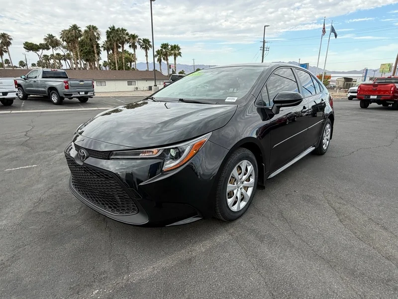 Used 2022 Black Sand Pearl Toyota LE image 7