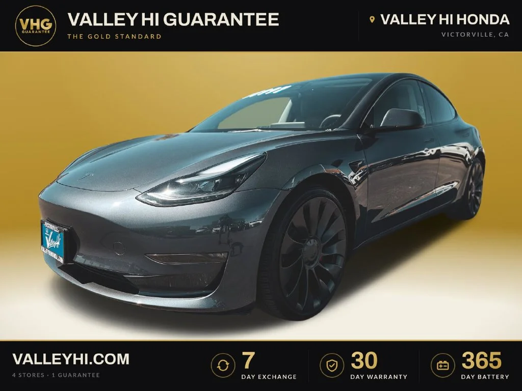 Used 2023 Gray Tesla Performance image 3