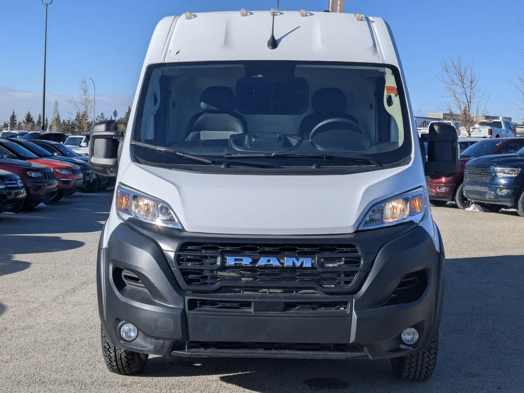 Certified Used 2025 White RAM Tradesman - - C/V HR 136 WB - Pkg 22B - Convenience Grp - Cargo Partition - Wall Paneling & More! image 3