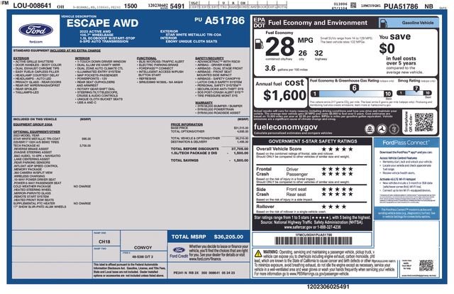 Used 2023 White Ford Active image 2