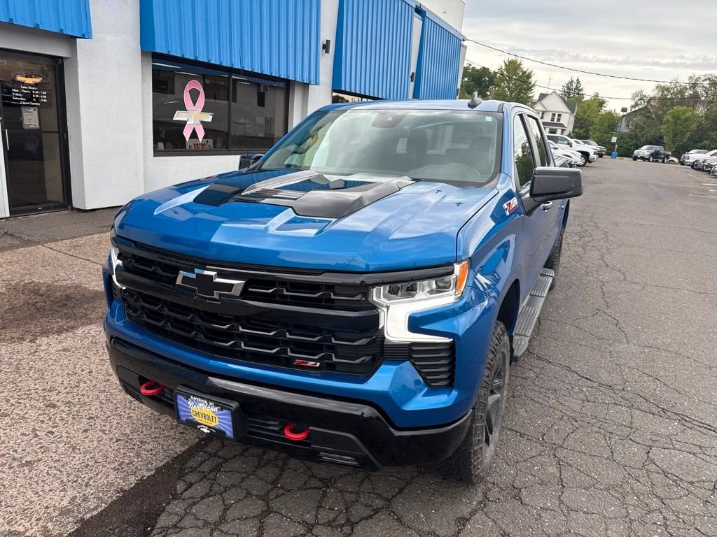 Used 2022 GLACIER BLUE METALLIC Chevrolet LT Trail Boss image 3