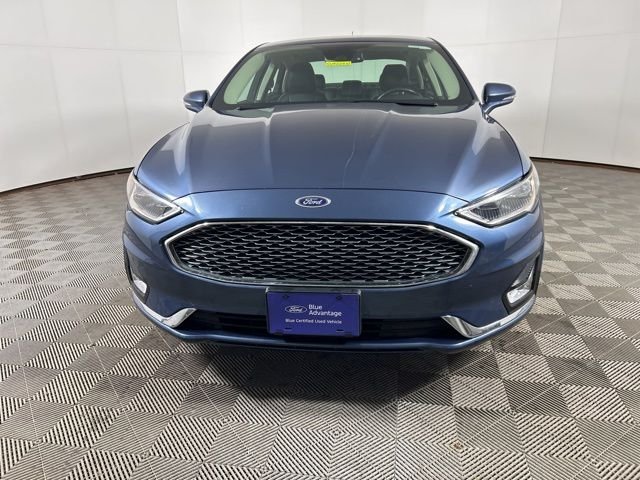Certified 2019 Ford Fusion Energi Titanium with VIN 3FA6P0SU6KR185301 for sale in Shakopee, Minnesota