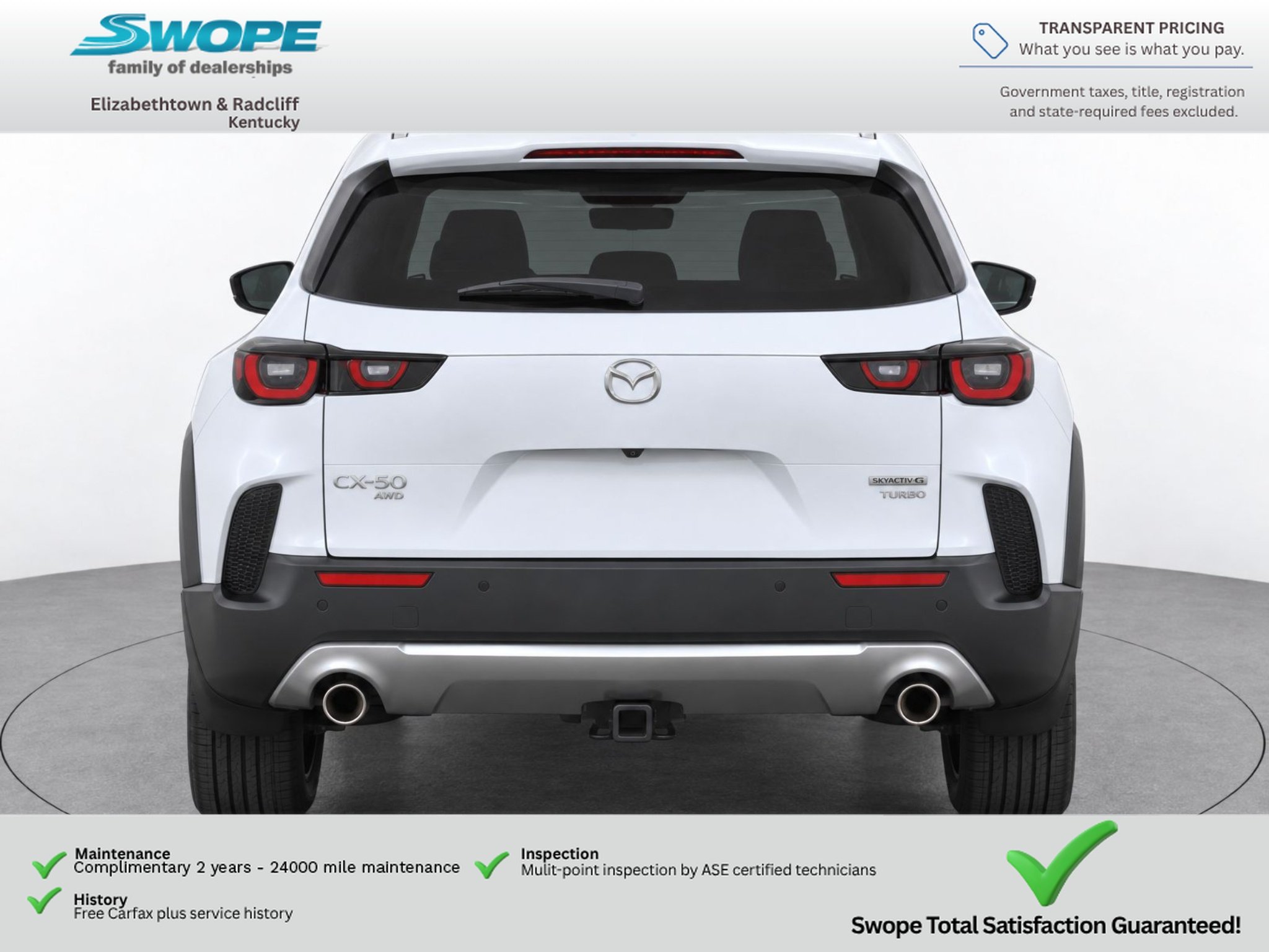 Used 2024 Wind Chill Pearl Mazda 2.5 Turbo Premium Plus Package image 6