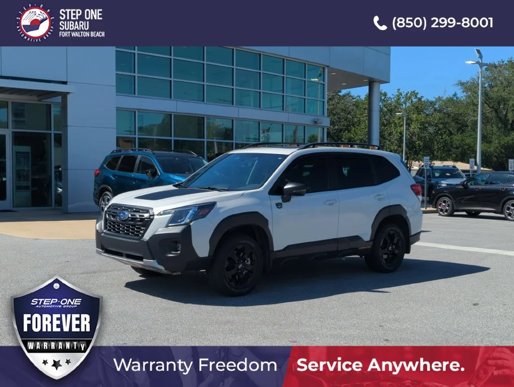 Certified Used 2023 White Subaru Wilderness image 2