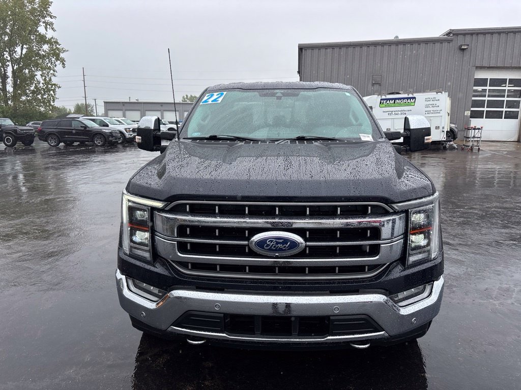 Used 2022 Antimatter Blue Metallic Ford Lariat image 8