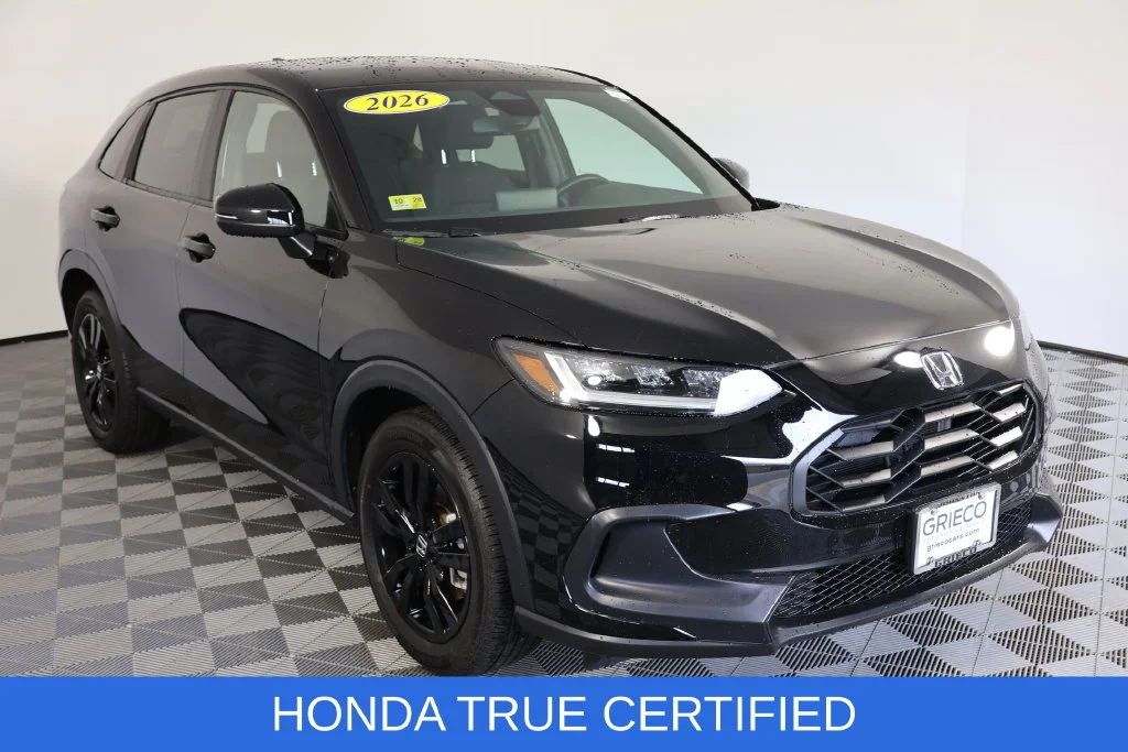 Certified Used 2026 Crystal Black Pearl Honda Sport image 1