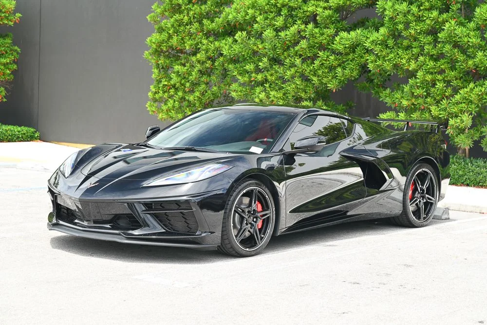 Used 2020 Black Chevrolet Stingray image 1