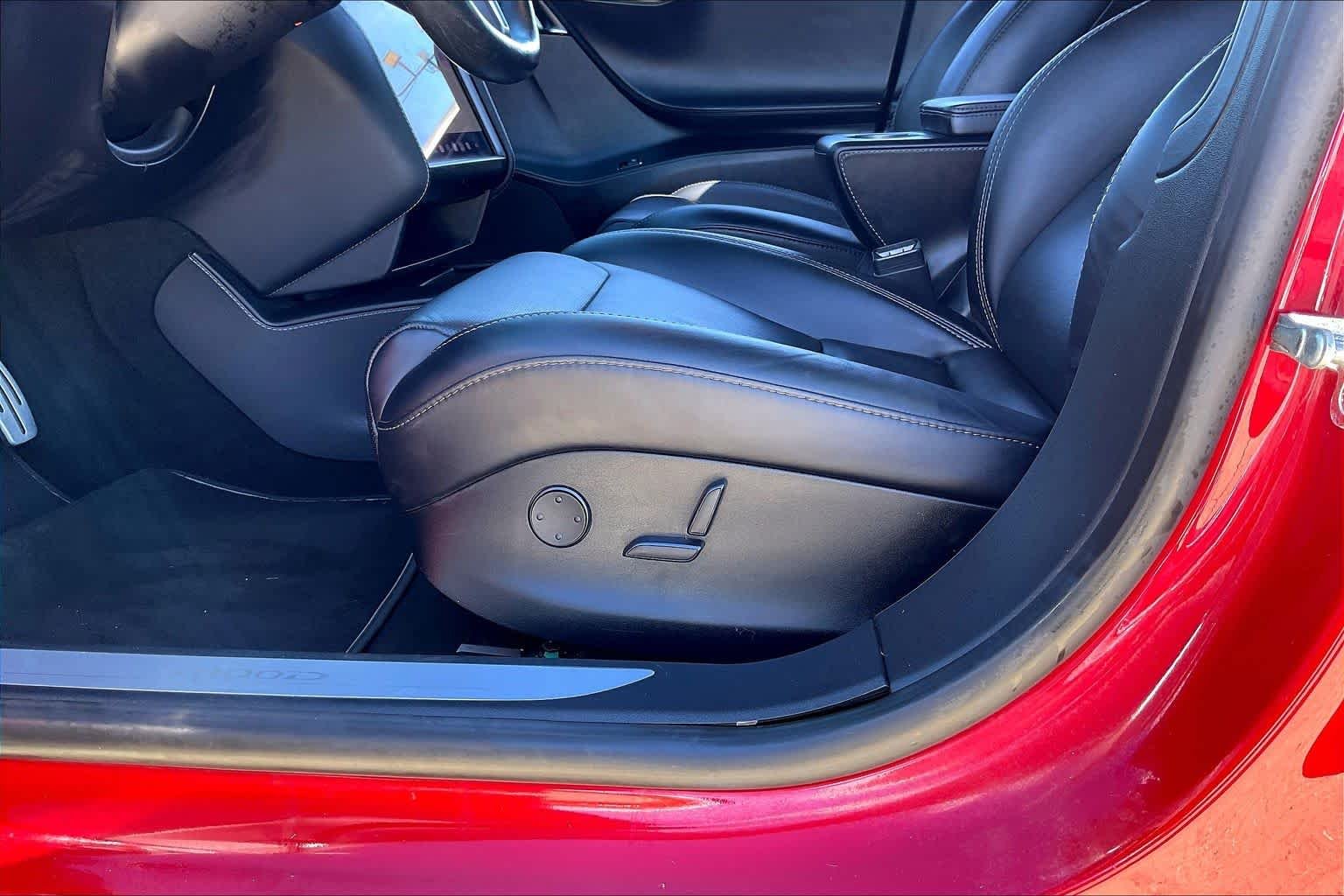 Used 2018 Red Multi-Coat Tesla 75D image 26