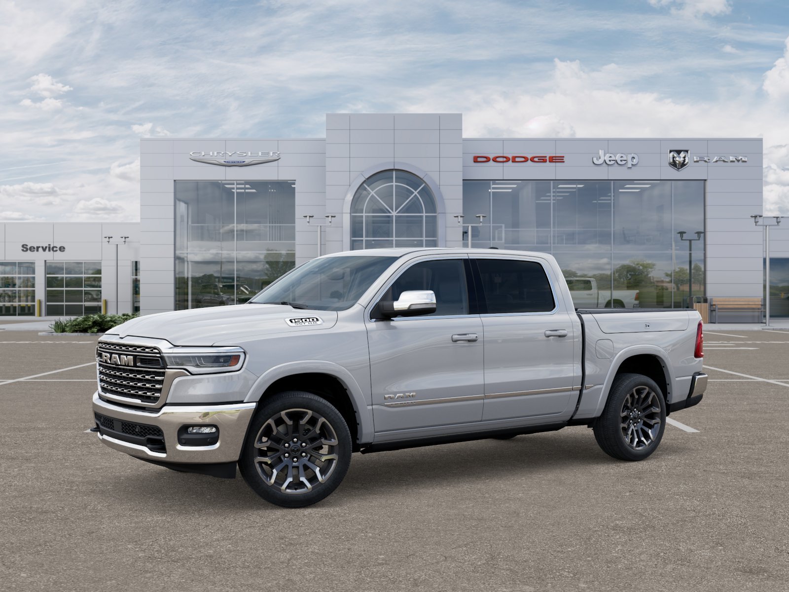 New 2025 Ivory White Tri-Coat Pearl-Coat Exterior Paint RAM Limited image 33