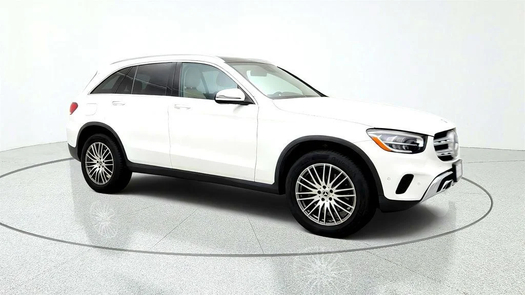 Used 2022 Polar White Mercedes-Benz GLC 300 4MATIC® w/ Panorama Roof & 12.3