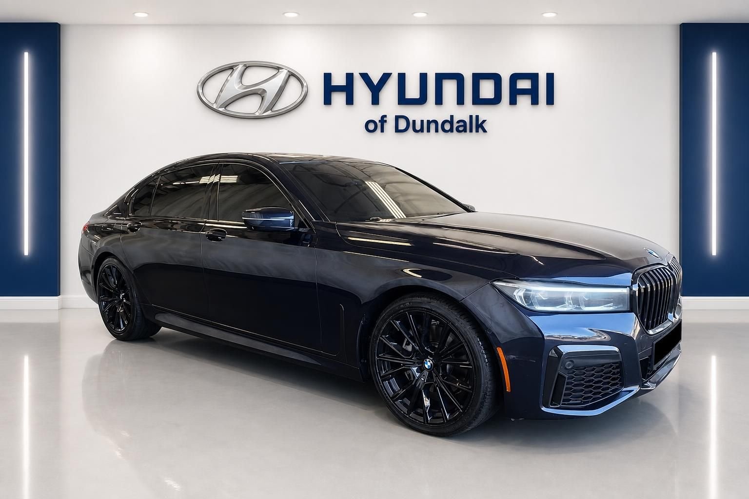 Used 2020 Black BMW 740i image 1