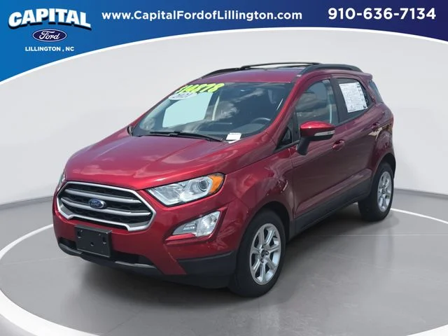 Used 2021 Red Ford SE image 1