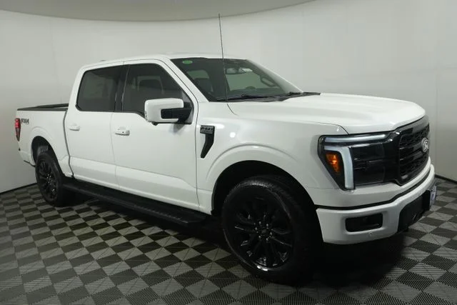 New 2026 Star White Metallic Tri-Coat Ford Lariat® image 1