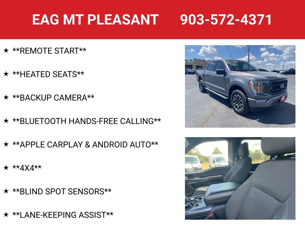 Used 2023 Carbonized Gray Metallic Ford XLT image 4