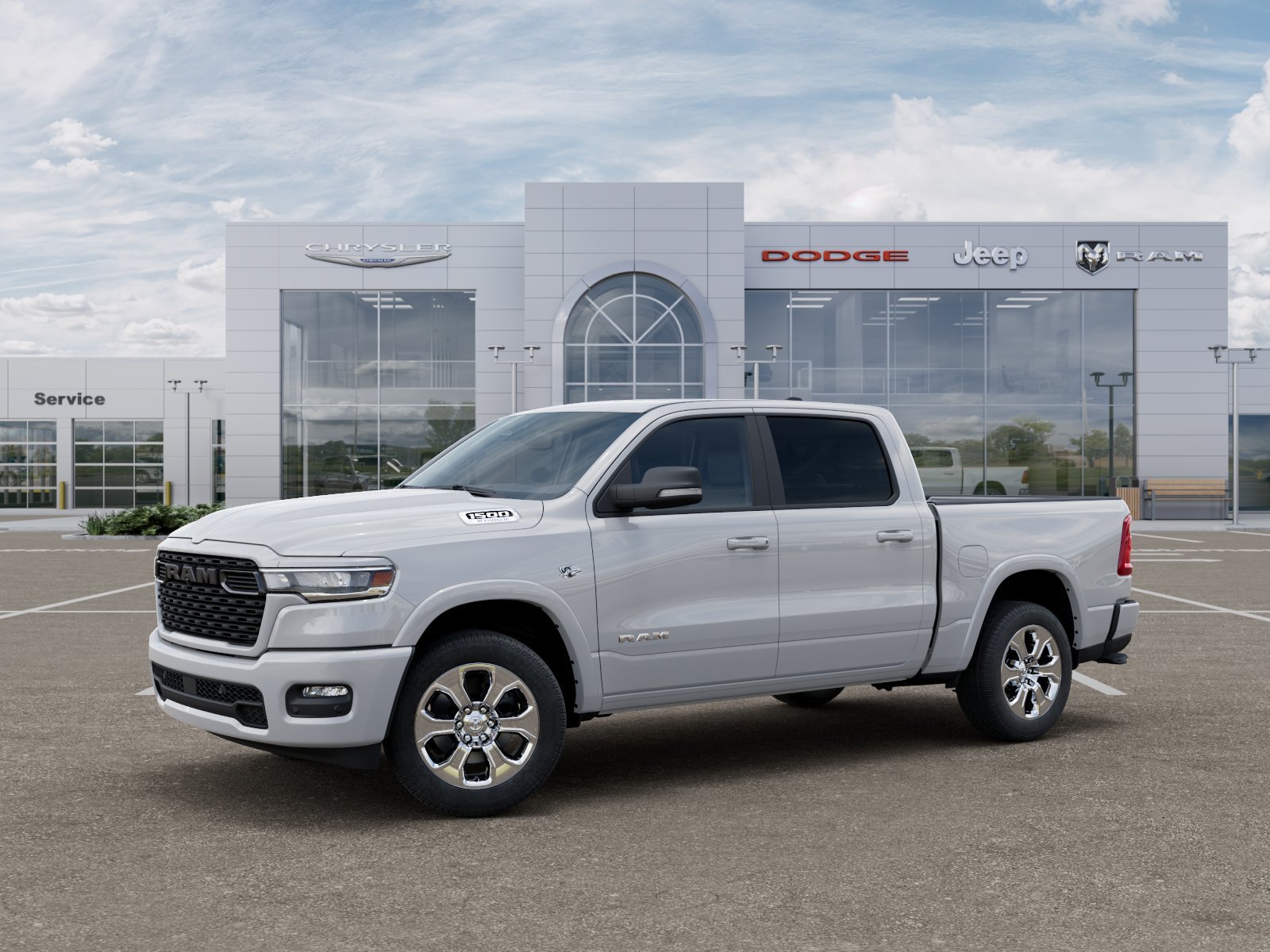 New 2026 Bright White Clear-Coat Exterior Paint RAM Big Horn/Lone Star image 11