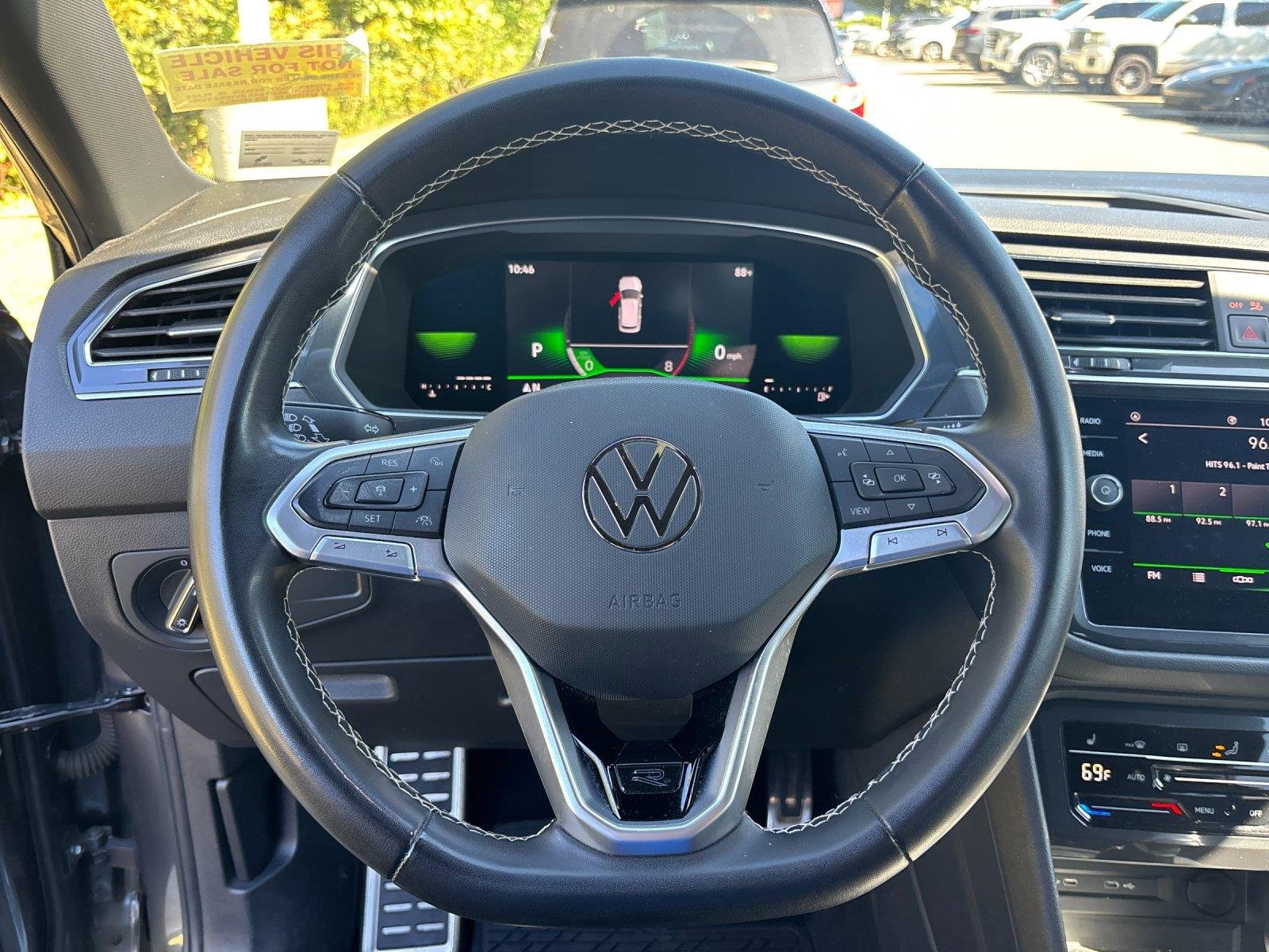 Used 2023 Platinum Gray Metallic Volkswagen SE R-Line Black image 17
