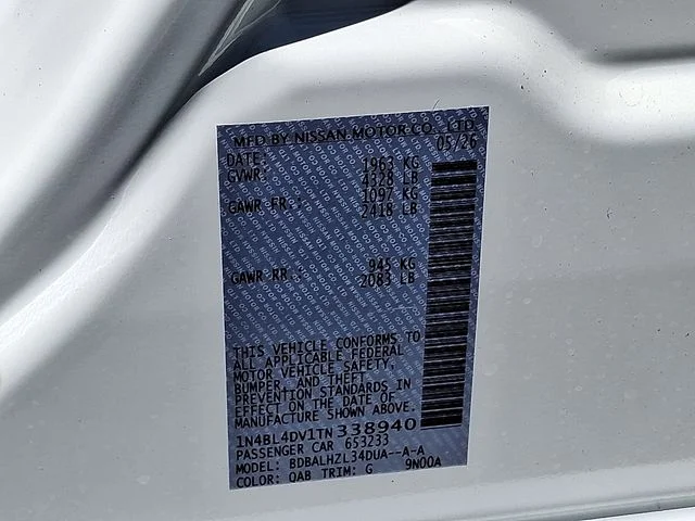 New 2026 Pearl White TriCoat Nissan SV image 15