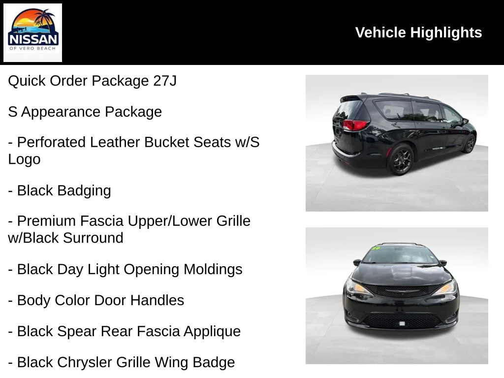 Used 2020 Black Chrysler Touring L Plus image 18