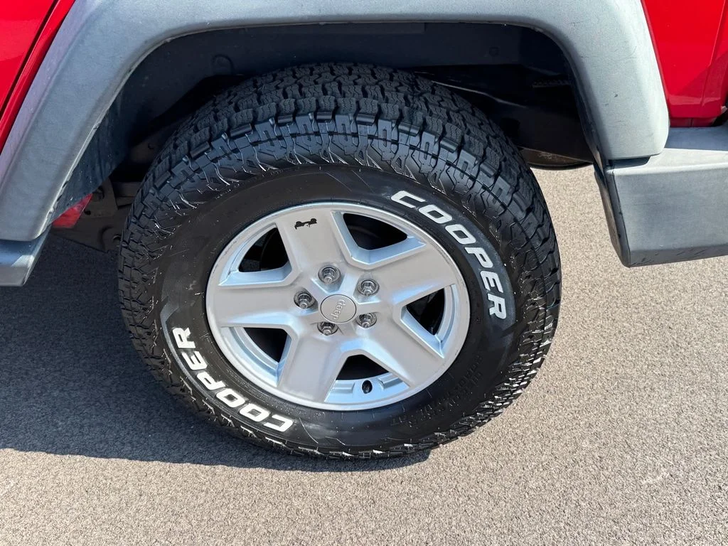 Used 2014 Red Jeep Unlimited Sport image 15