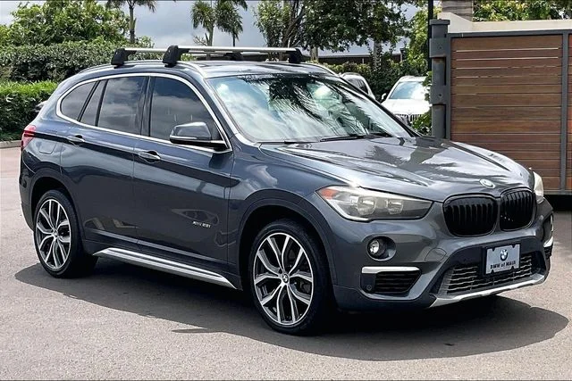 Used 2018 BMW X1 28i with VIN WBXHT3C35J5F92748 for sale in Kahului, HI