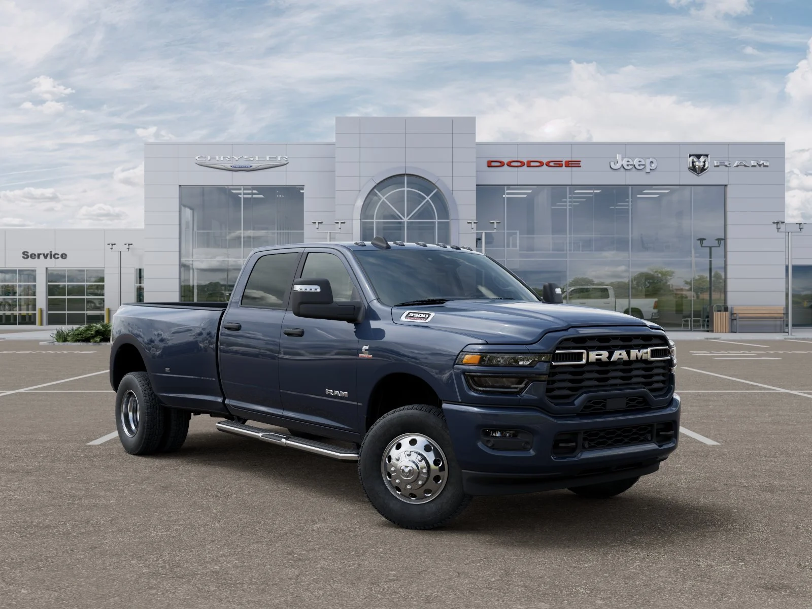 New 2026 Forged Blue Metallic Exterior Paint RAM Big Horn image 33