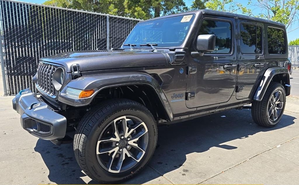 Used 2024 Gray Jeep Sport S 4xe image 1