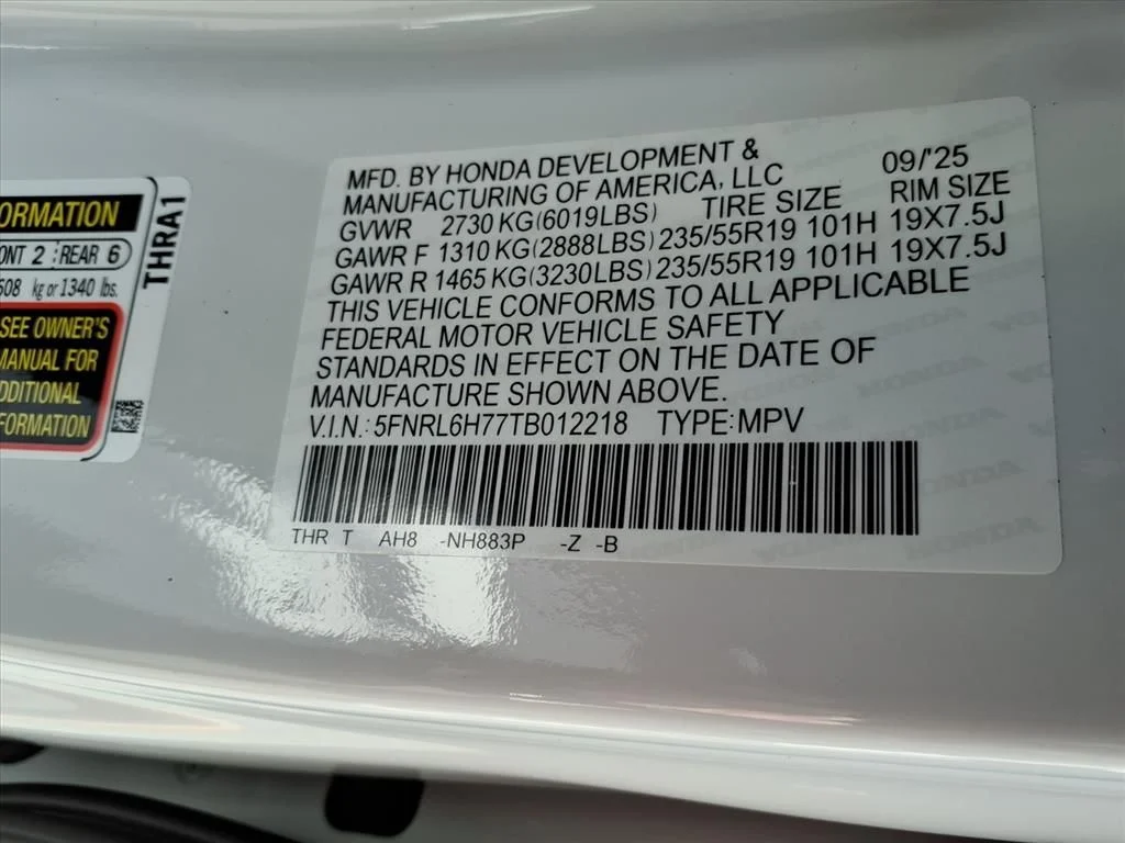 2026 Honda Odyssey Sport L - Photo 27