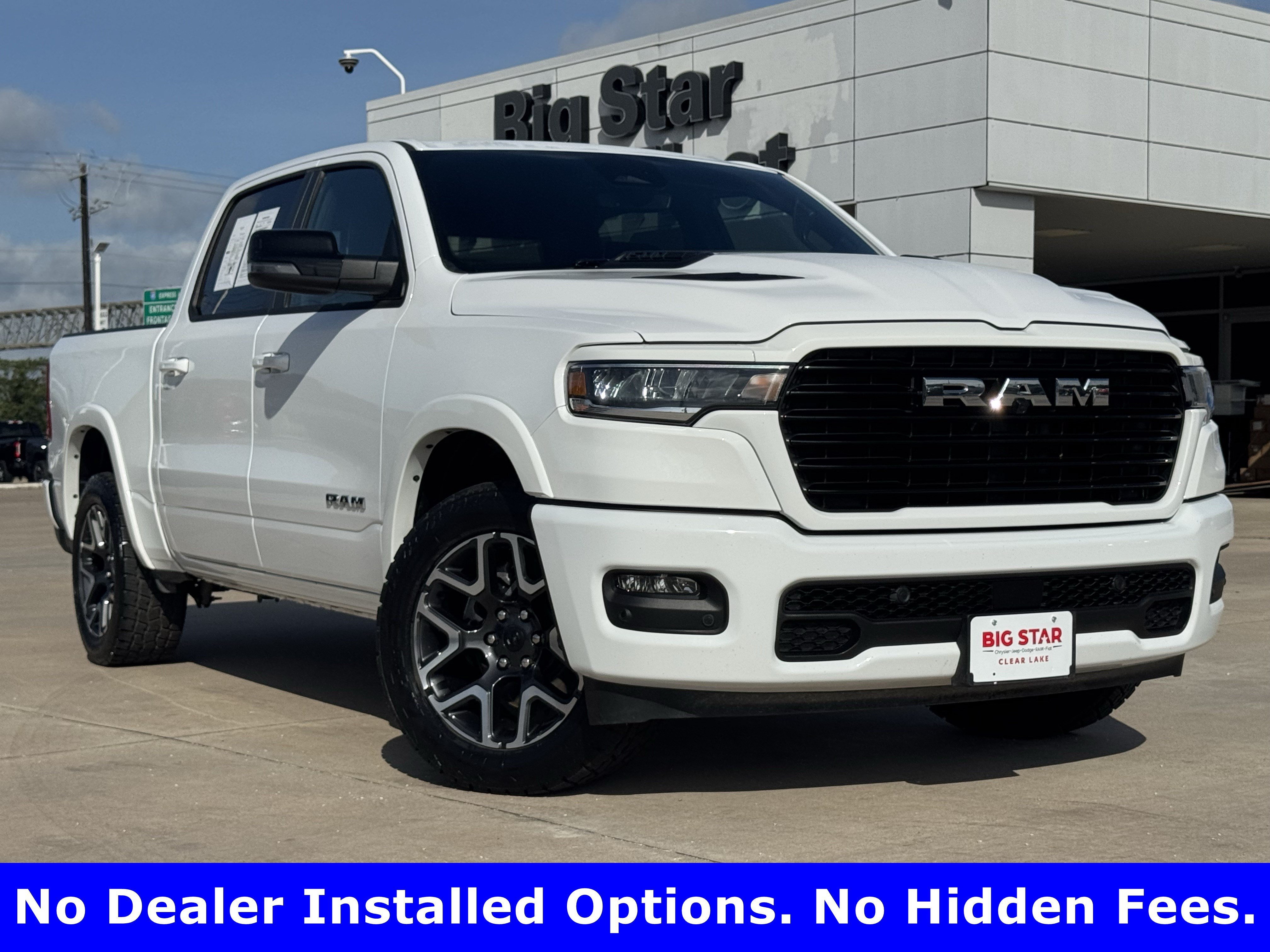 Used 2025 Bright White Clearcoat Ram Laramie image 2