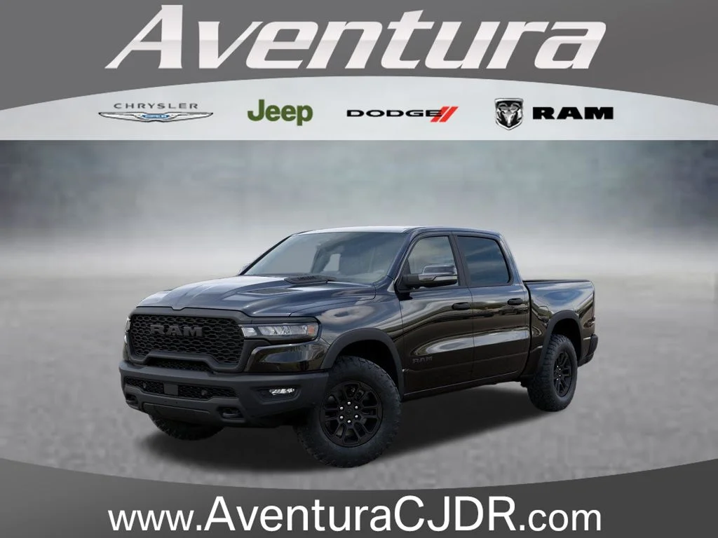 New 2026 Diamond Black Crystal Pearl-Coat Exterior Paint RAM Rebel image 1