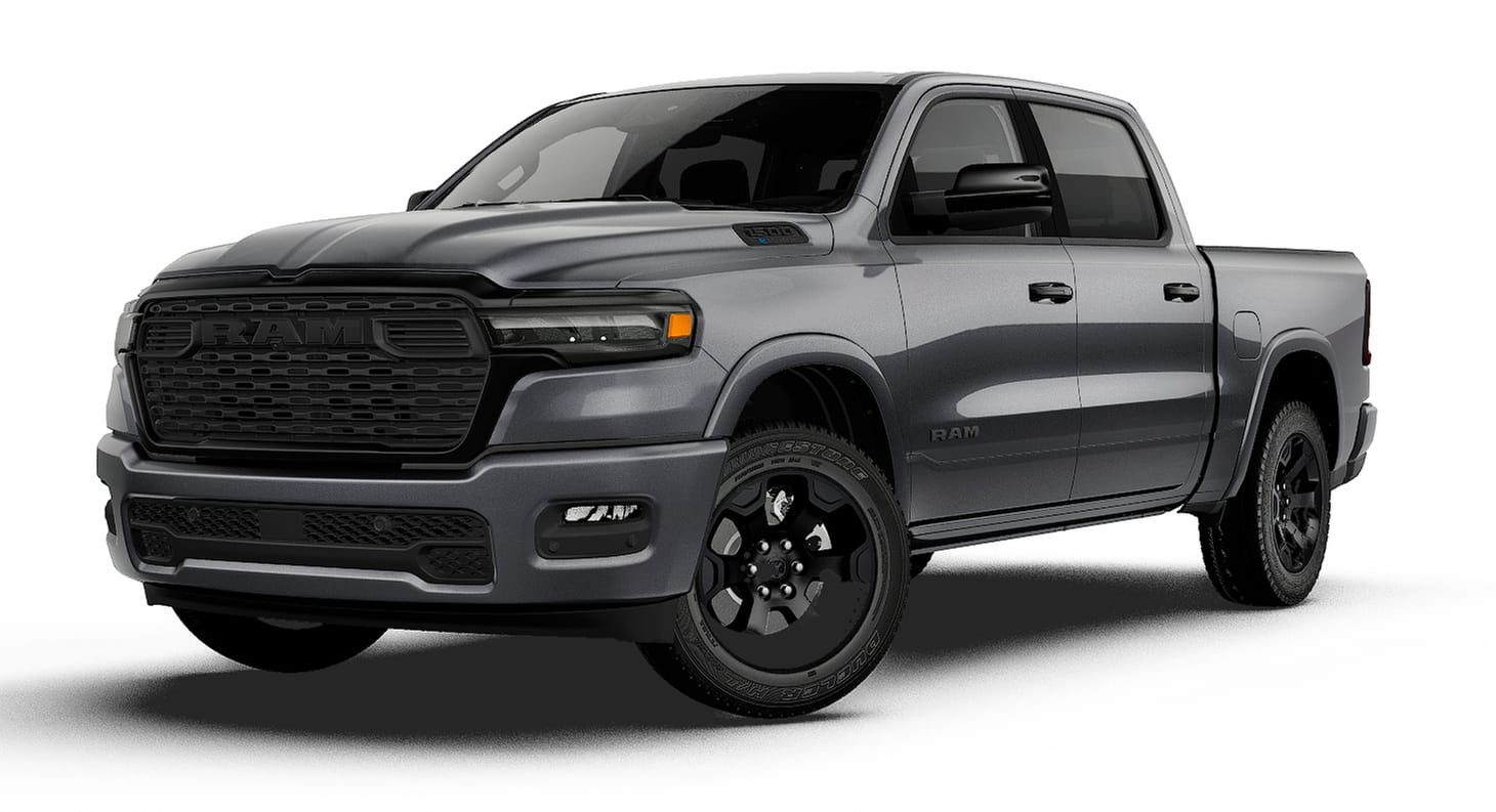 New 2027 Granite Crystal Metallic Clear-Coat Exterior Paint RAM BIG HORN image 13