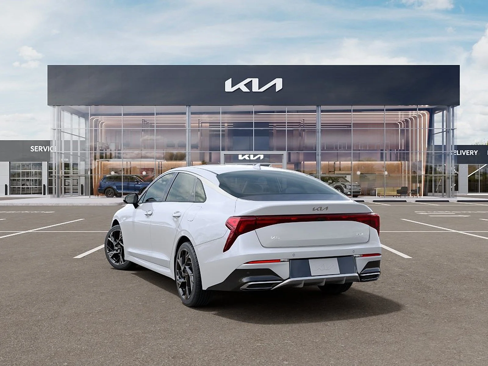 New 2026 Snow White Pearl Kia GT-Line AWD image 4