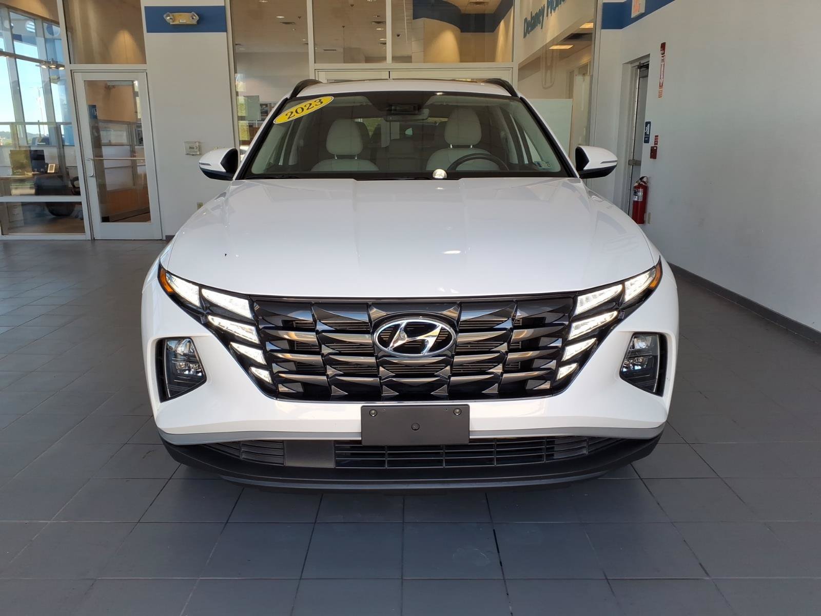 Certified Used 2023 Serenity White Pearl Hyundai SEL image 2