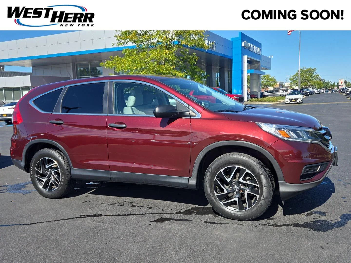 Used 2016 Basque Red Pearl II Honda SE image 1