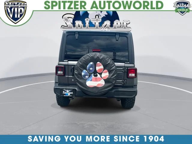 Used 2020 Gray Jeep Unlimited Sport image 8