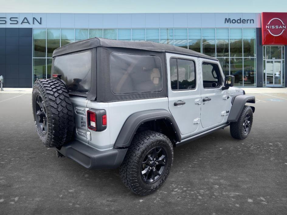 Used 2022 Silver Zynith Clearcoat Jeep Unlimited Willys image 5