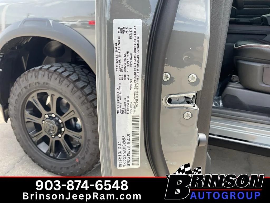 New 2026 Ceramic Gray Clearcoat Ram Rebel image 21