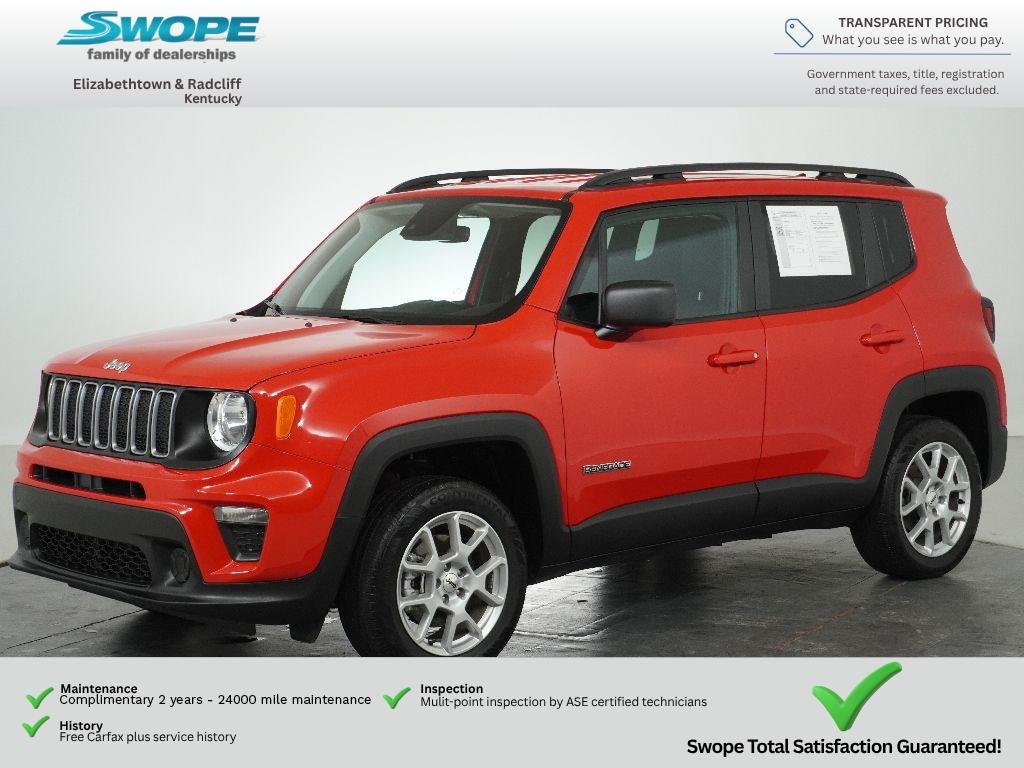 Used 2022 Colorado Red Clearcoat Jeep Sport image 7