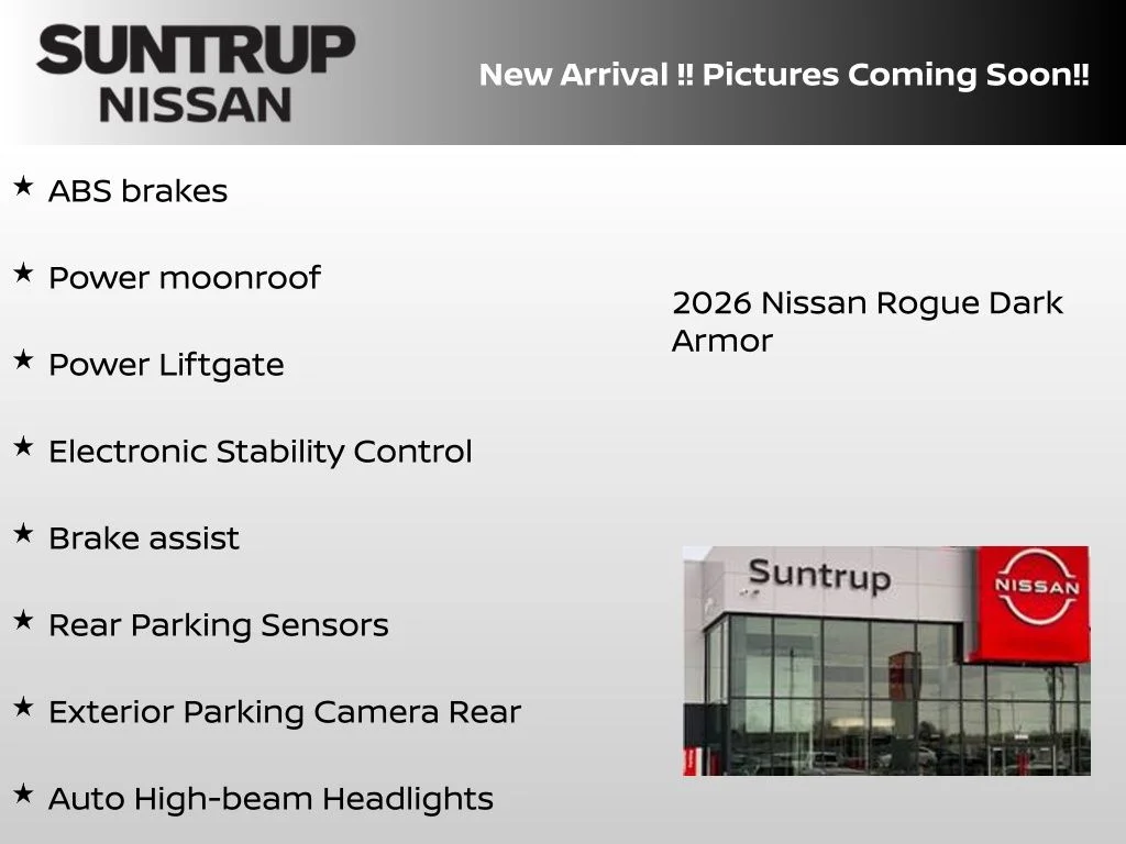 New 2026 Black Nissan Dark Armor image 6
