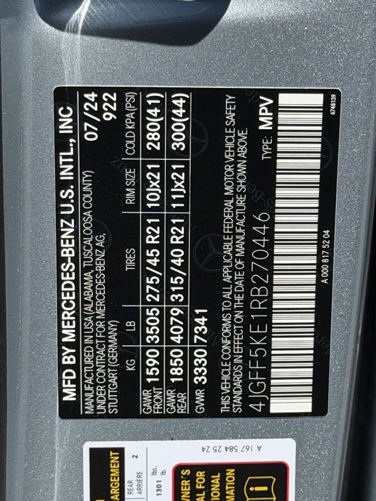 Certified Used 2024 Silver Mercedes-Benz GLS 450 image 28