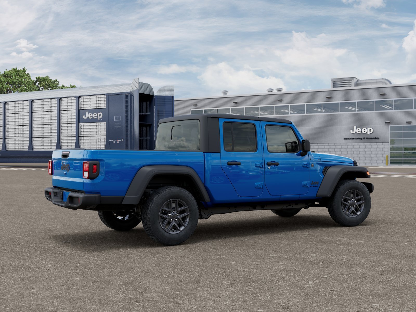 New 2026 Hydro Blue Pearl-Coat Exterior Paint Jeep Sport image 2