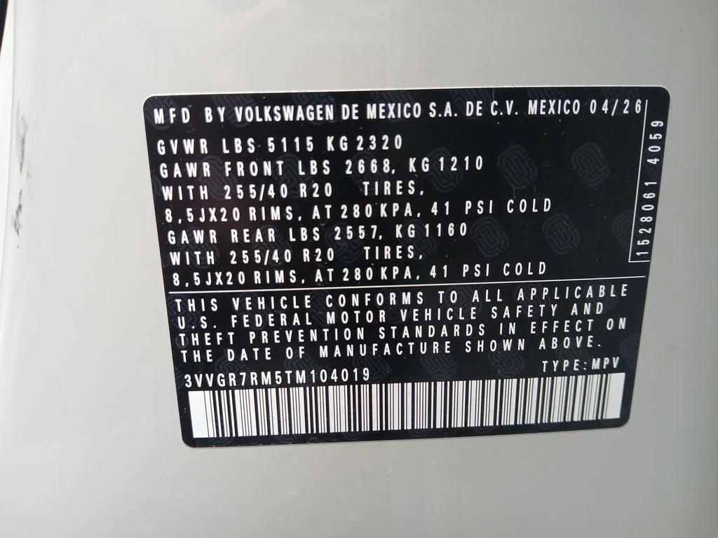 New 2026 Beige Volkswagen 2.0T SE R-Line Black image 29